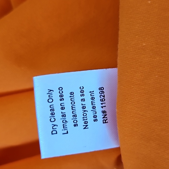 Vava by Joy Han orange off shoulder wide sleeve dress-M - Picture 9 of 10